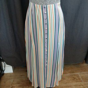 Anthropologie | Striped Maxi Skirt